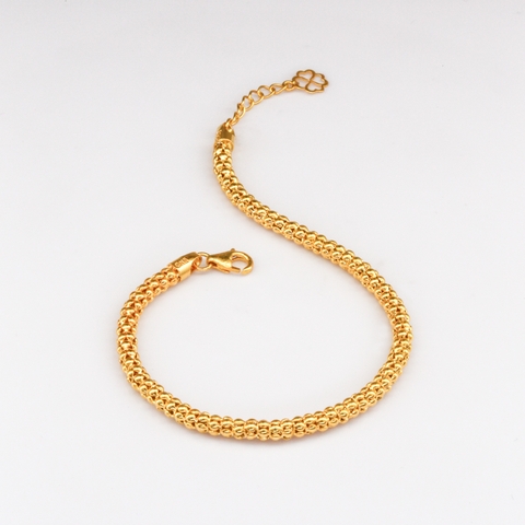 Lắc tay Gold Filled 14K 1/20 thiết kế vảy trơn cá tính BN JEWELRY - LTY1804_E