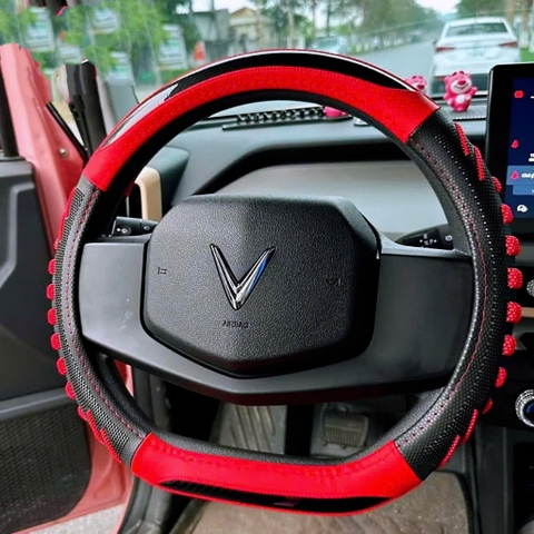 Bọc Vô Lăng da luxury vân carbon Dcut 36