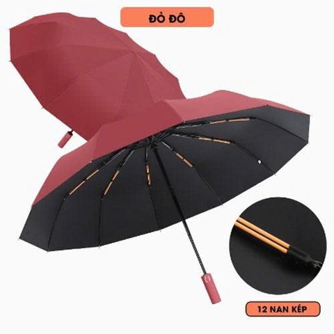 Ô dù che nắng che mưa 24 nan kép , gấp gọn tự động