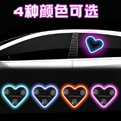 Đèn led hình trái tim chạy bằng năng lượng mặt trời Cảm Biến thông minh sạch USB