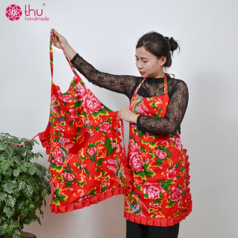 Tạp Dề Vải Công Đỏ