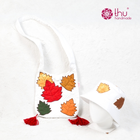 Set Túi Mũ Lá Phong