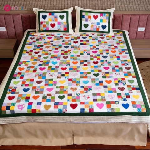 Colorful Heart Blanket