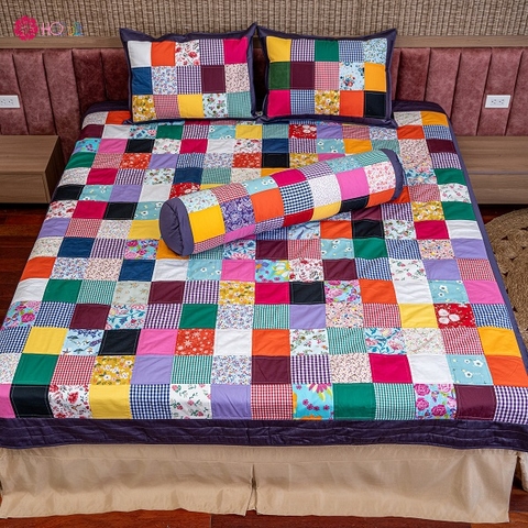 Purple Plaid Blanket