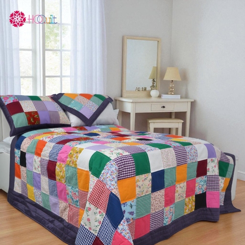 Purple Plaid Blanket