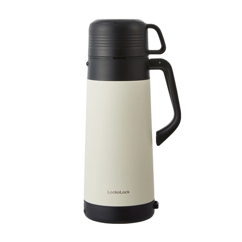 LHC1485IVY - Bình giữ nhiệt LocknLock Easy Outdoor Vacuum Bottle 1.8L - Màu ngà