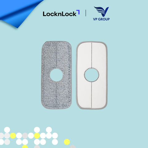 ETM973RF - BỘ KHĂN LAU SÀN SWEEPY - Màu trắng, xám