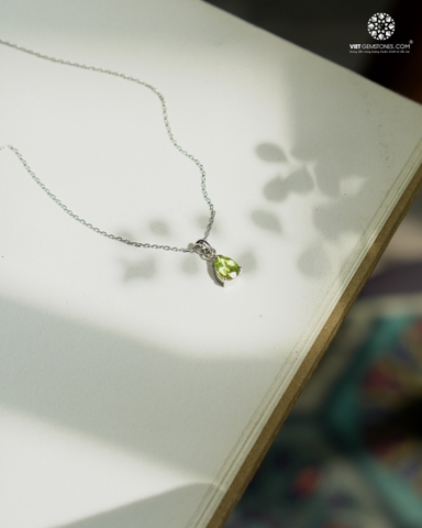Mặt Dây Chuyền Đá Peridot (chưa kèm dây đeo)