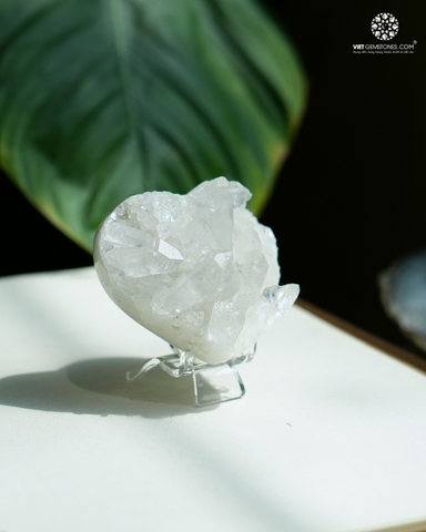 Bụi Tinh Thể Thạch Anh Trắng