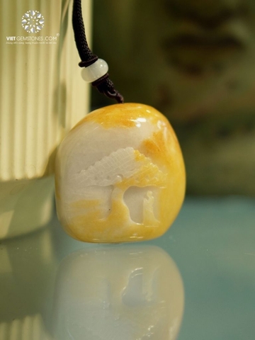 Mặt Dây Chuyền Ngộ Đạo Cẩm Thạch - Jadeite 02