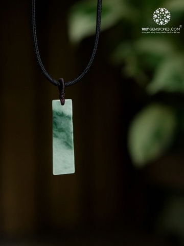 Mặt Dây Chuyền Vô Sự Bài Cẩm Thạch Hoa Bay - Jadeite