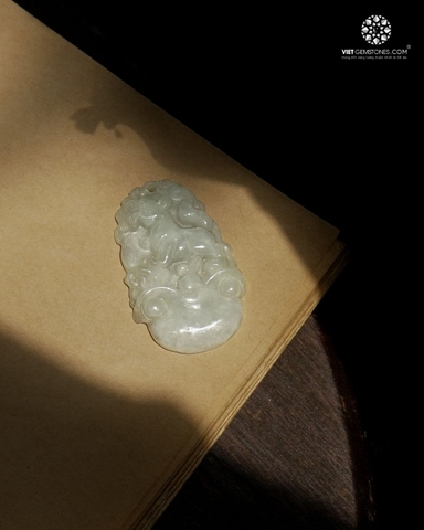 Móc khóa 12 Con Giáp Cẩm Thạch - Tuổi Tuất