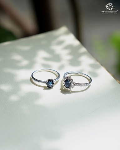Nhẫn Bạc Sapphire Đắk Nông