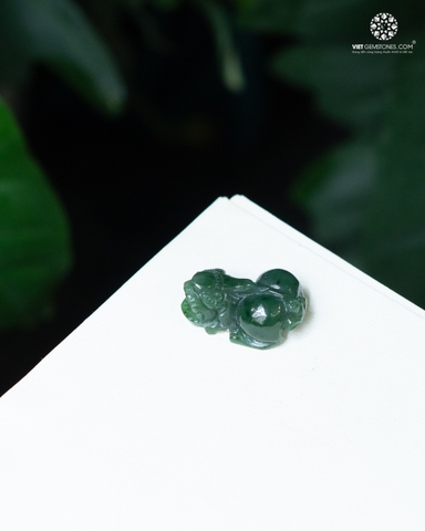 Mặt dây chuyền Tỳ Hưu Ngọc Bích