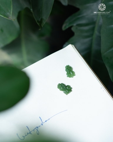 Mặt Dây Chuyền Cá Chép Ngọc Bích Canada