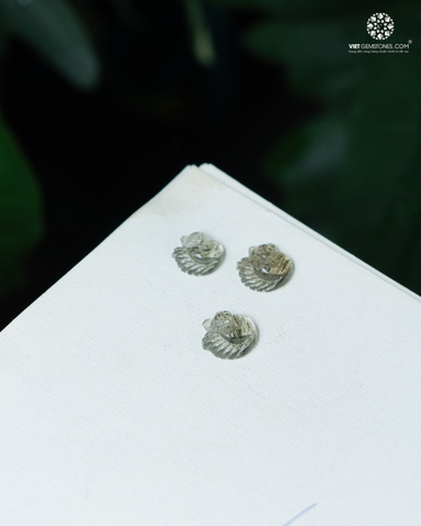 Mặt Dây Chuyền Hồ Ly Thạch Anh Tóc Xanh Baby