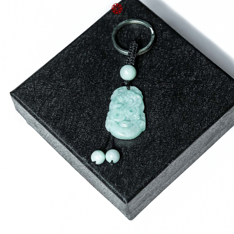 Móc khóa 12 Con Giáp Cẩm Thạch - Tuổi Tỵ