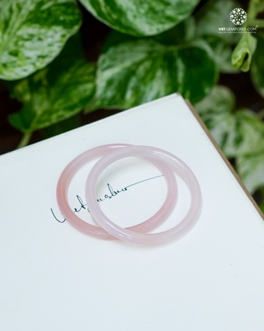 Vòng Nguyên Khối Chalcedony Chột 6mm