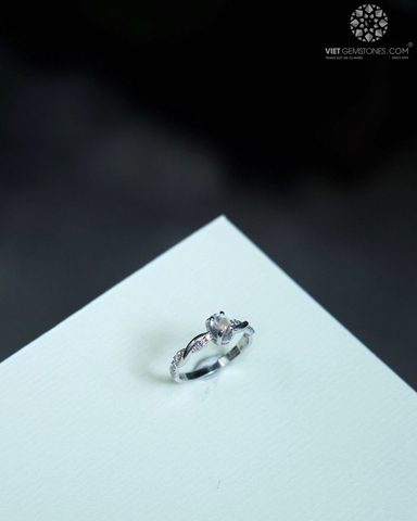 Nhẫn Bạc Đá Mặt Trăng - Moonstone 04