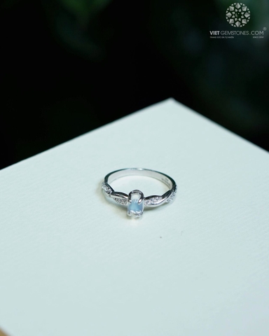 Nhẫn Bạc Đá Mặt Trăng - Moonstone 04