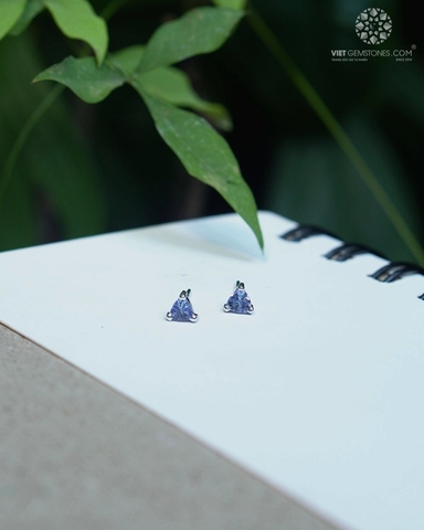 Bông Tai Đá Tanzanite