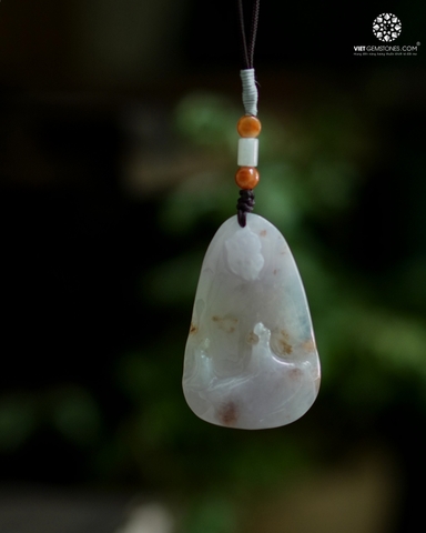 Mặt Dây Chuyền Bái Sư Cẩm Thạch - Jadeite