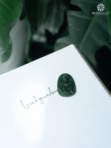 Mặt dây chuyền Phổ Hiền Bồ Tát Ngọc Bích tuổi Thìn, Tỵ