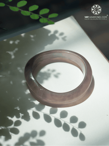 Vòng Nguyên Khối Bạch Nguyệt Quang Gợn Sóng