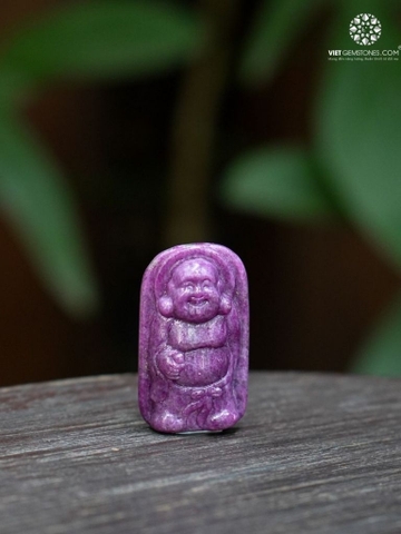 Mặt Dây Chuyền Phật Di Lặc Ruby