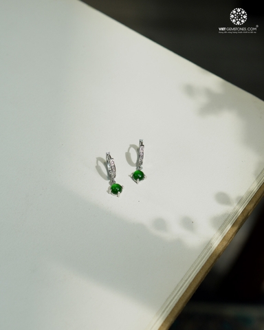 Bông Tai Tòng Teng Phỉ Thuý 02