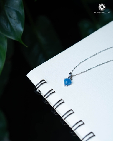 Mặt Dây Chuyền Trái Tim Kyanite (chưa kèm dây đeo)