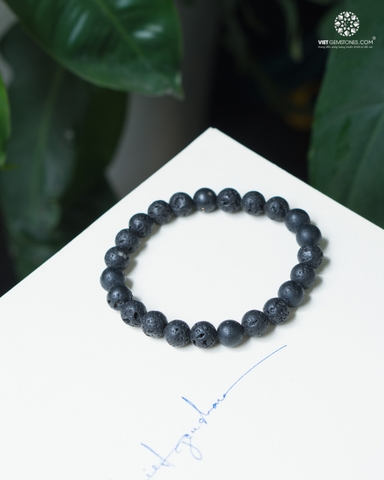 Vòng Tay Đá Nham Thạch 8mm