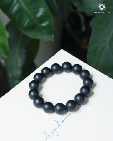 Vòng Tay Đá Thiền - Obsidian 14mm