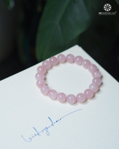 Vòng Tay Thạch Anh Hồng - Rose Quartz
