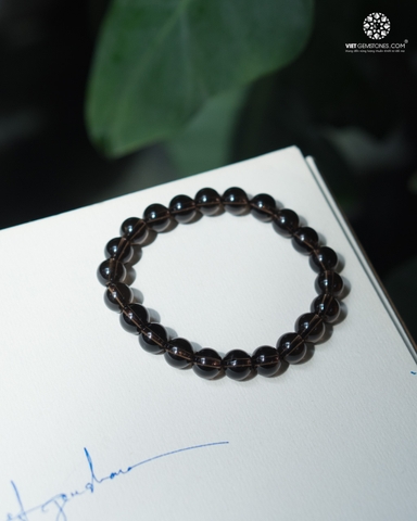 Vòng tay Thạch anh khói 08mm