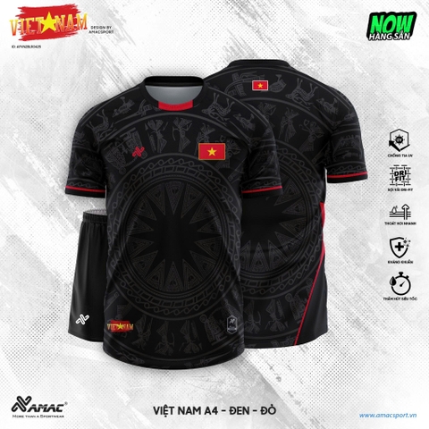 Bộ Đồ Đá Banh AMAC trống đồng