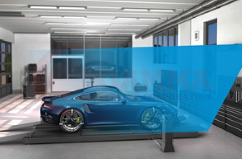 camera của thiết bị kiểm tra góc đặt bánh xe beissbarth