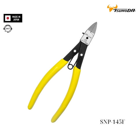 Kìm cắt nhựa lưỡi phẳng Tsunoda SNP-145F Nhật Bản