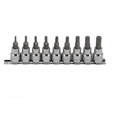 Bộ đầu khẩu vặn ốc hoa thị 3/8