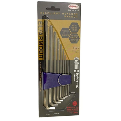 Bộ lục giác đầu bi dài đầu ngắn EIGHT TTS-9