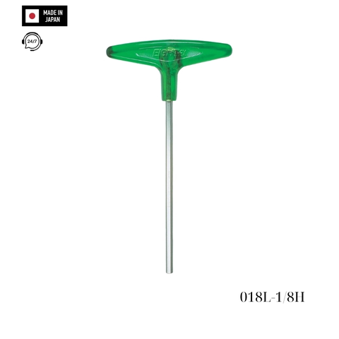 Lục giác chữ T hệ inch loại dài EIGHT 018L-1/8H Nhật Bản
