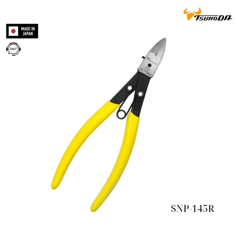 Kìm cắt nhựa lưỡi tròn Tsunoda SNP-145R Nhật Bản