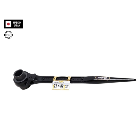 Cờ lê 2 đầu tuýp đuôi chuột TOP KOGYO RM-27x32 Nhật Bản