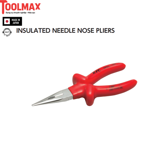 Kìm mỏ nhọn cách điện KTC ZPSL-160