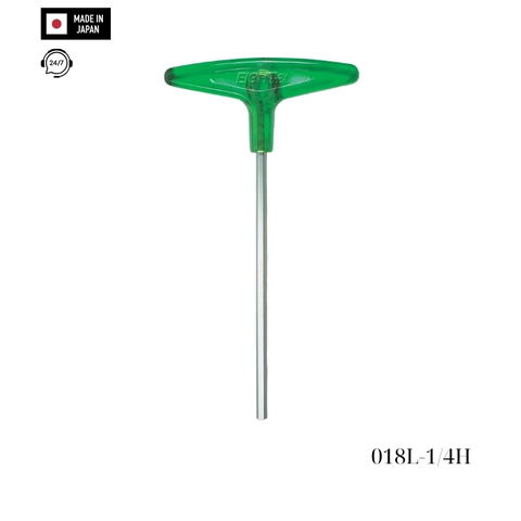 Lục giác chữ T hệ inch loại tay dài EIGHT 018L-1/4H Nhật Bản