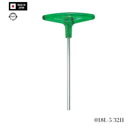 Lục giác chữ T hệ inch loại dài EIGHT 018L-5/32H Nhật Bản