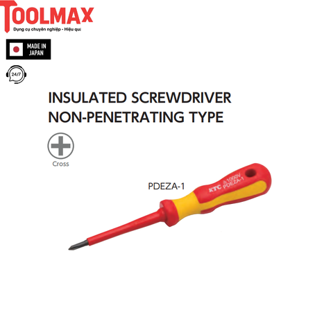 Tua vít bake 4 cạnh cách điện KTC PDEZA-1