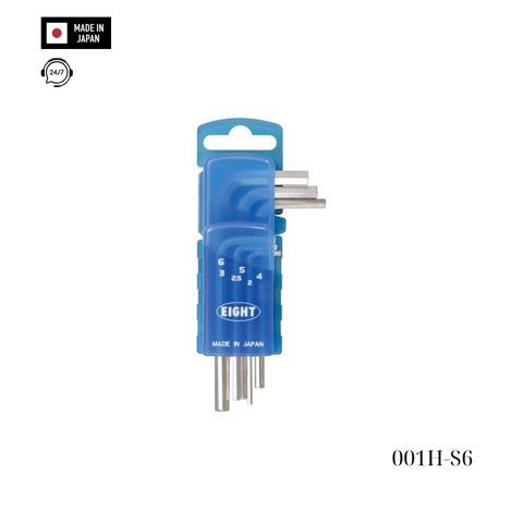 Bộ lục giác có lỗ EIGHT 001H-S6 Nhật Bản