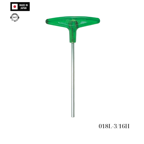 Lục giác chữ T hệ inch loại dài EIGHT 018L-3/16H Nhật Bản