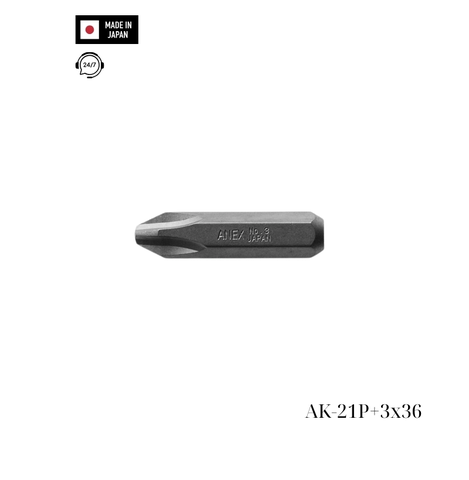 Mũi vít đóng Anex AK-21P+3x36 Nhật Bản